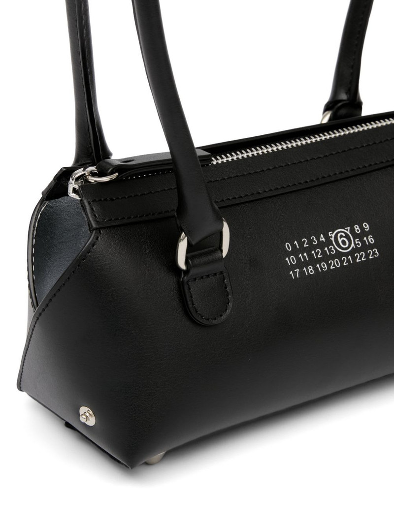 mini Bauletto J logo shoulder bag 6