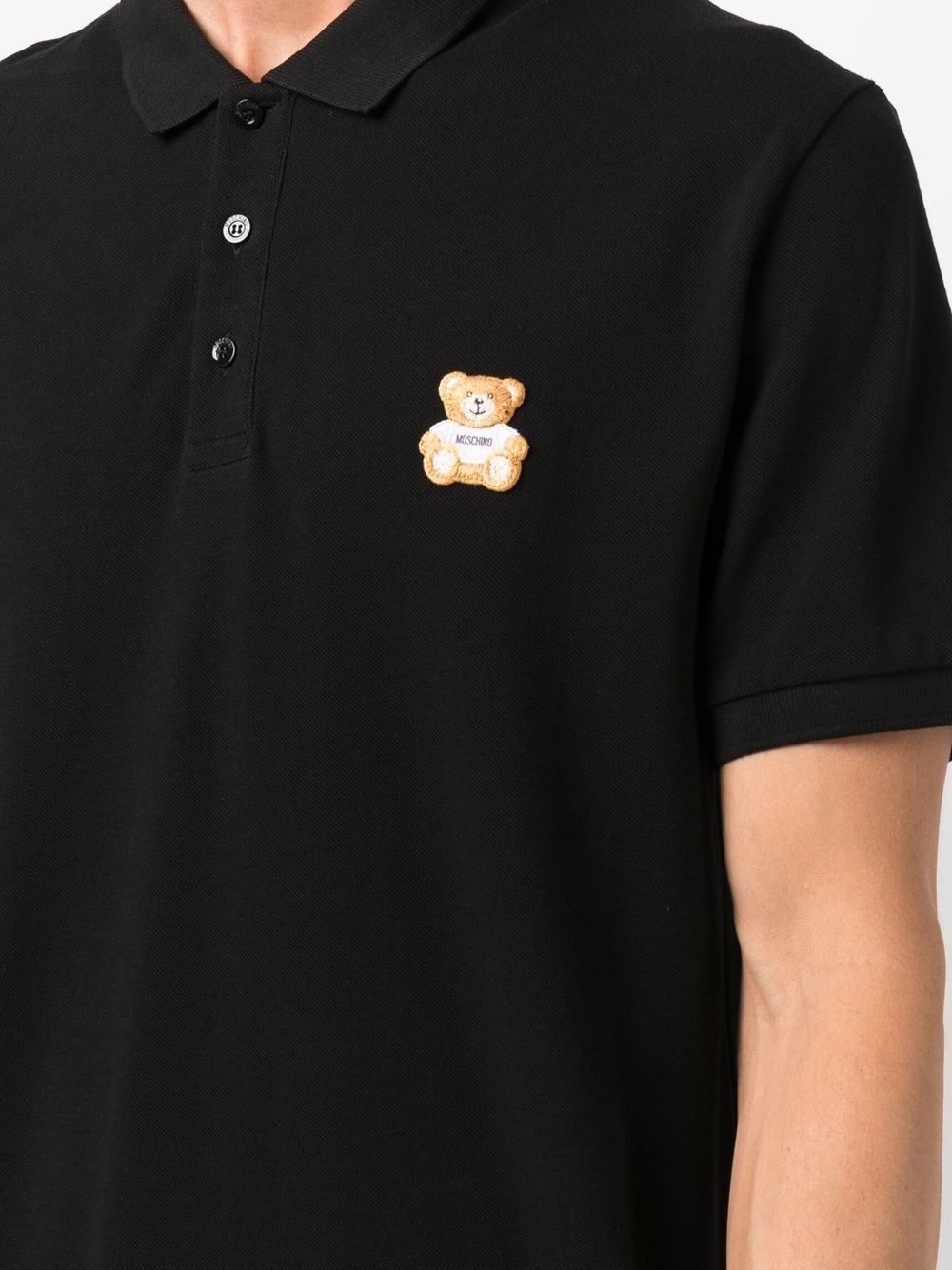 Teddy Bear-embroidered polo shirt - 5