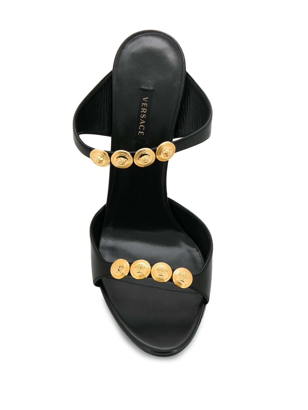 Medusa medallion sandals - 4