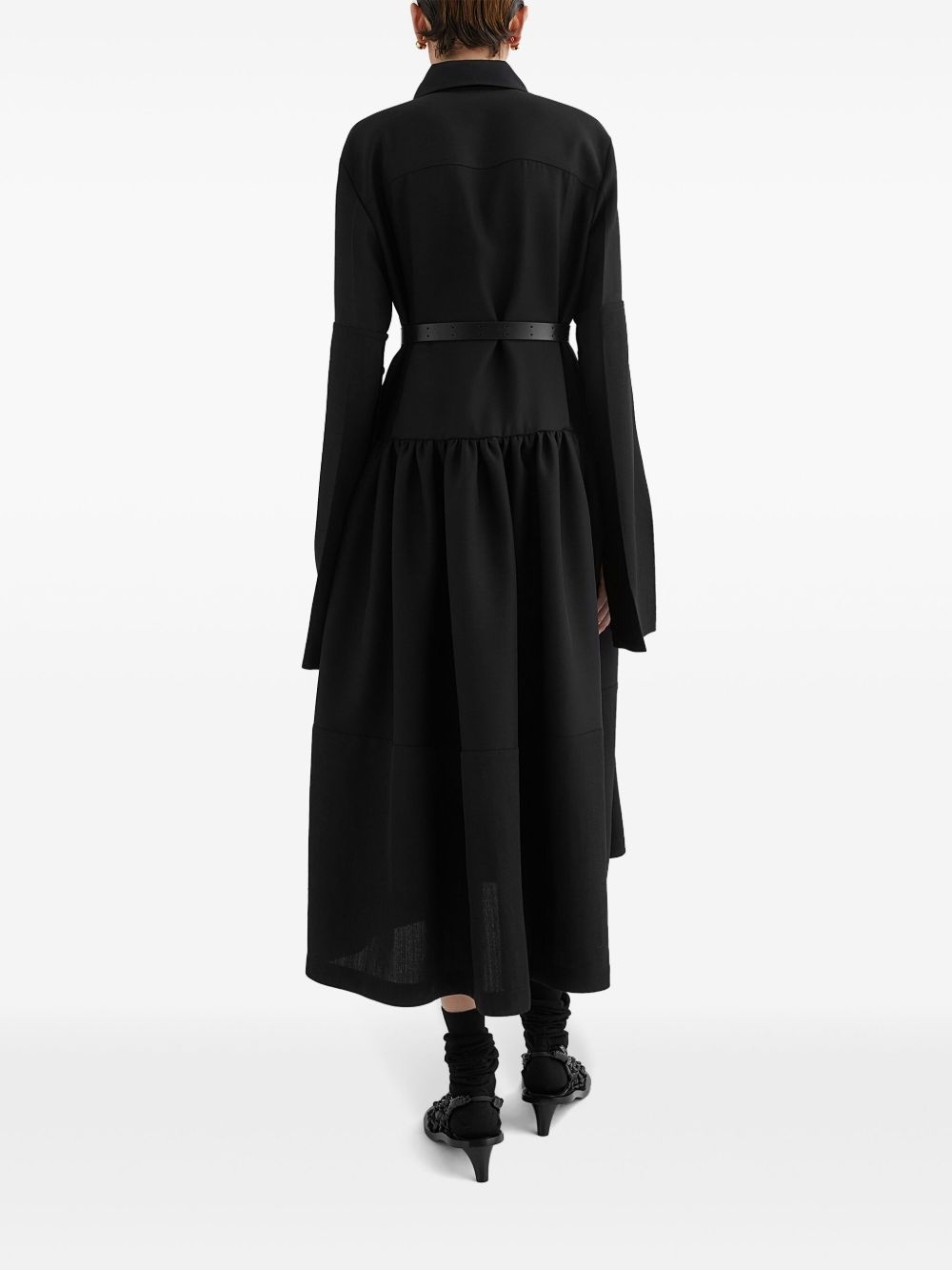shirt midi dress - 3