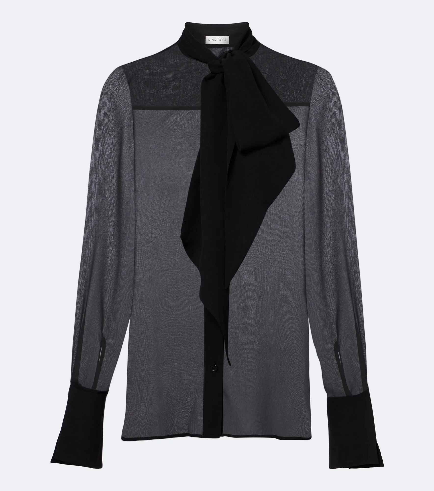 Silk chiffon blouse - 1