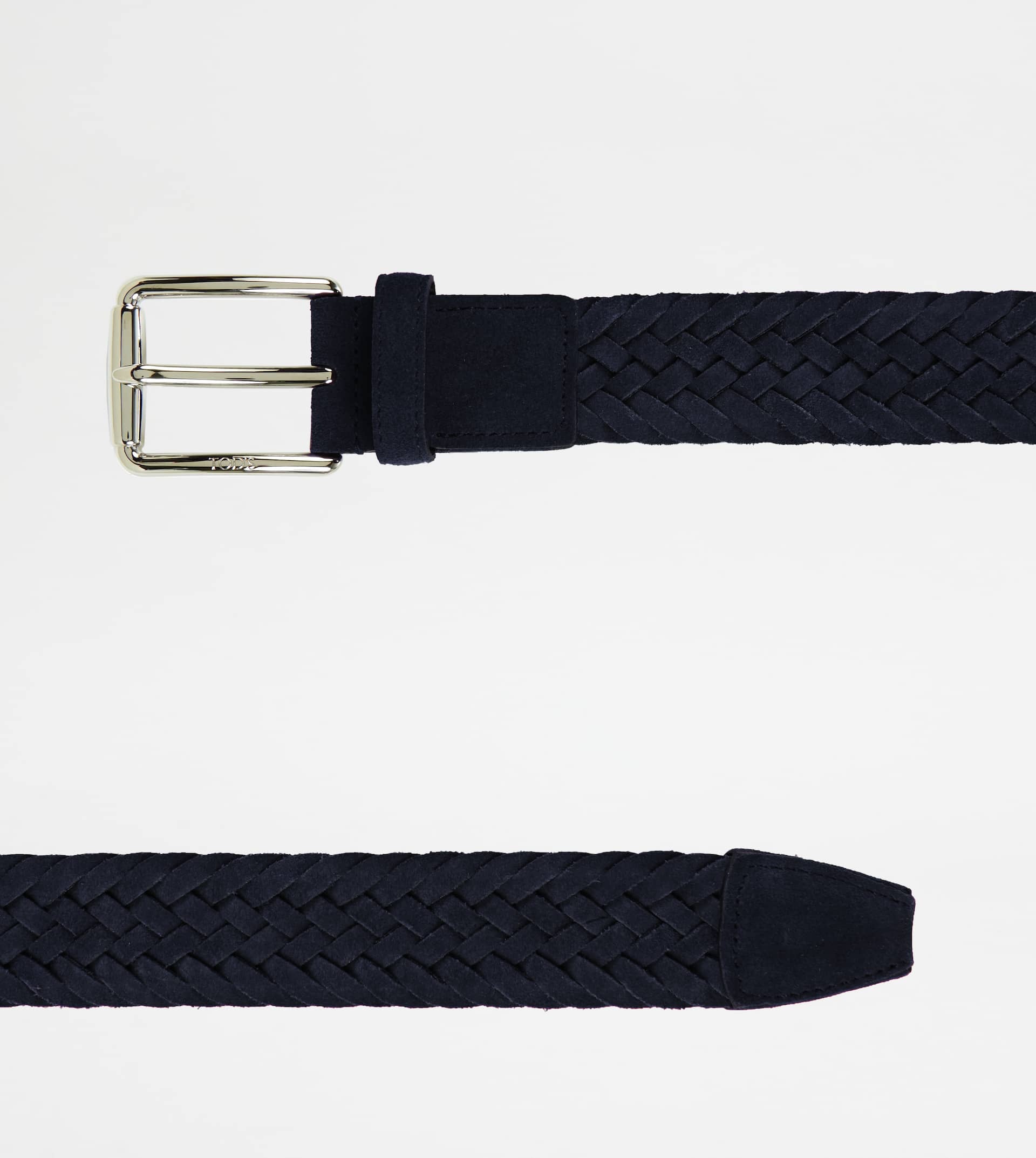 BELT IN SUEDE - BLUE - 2