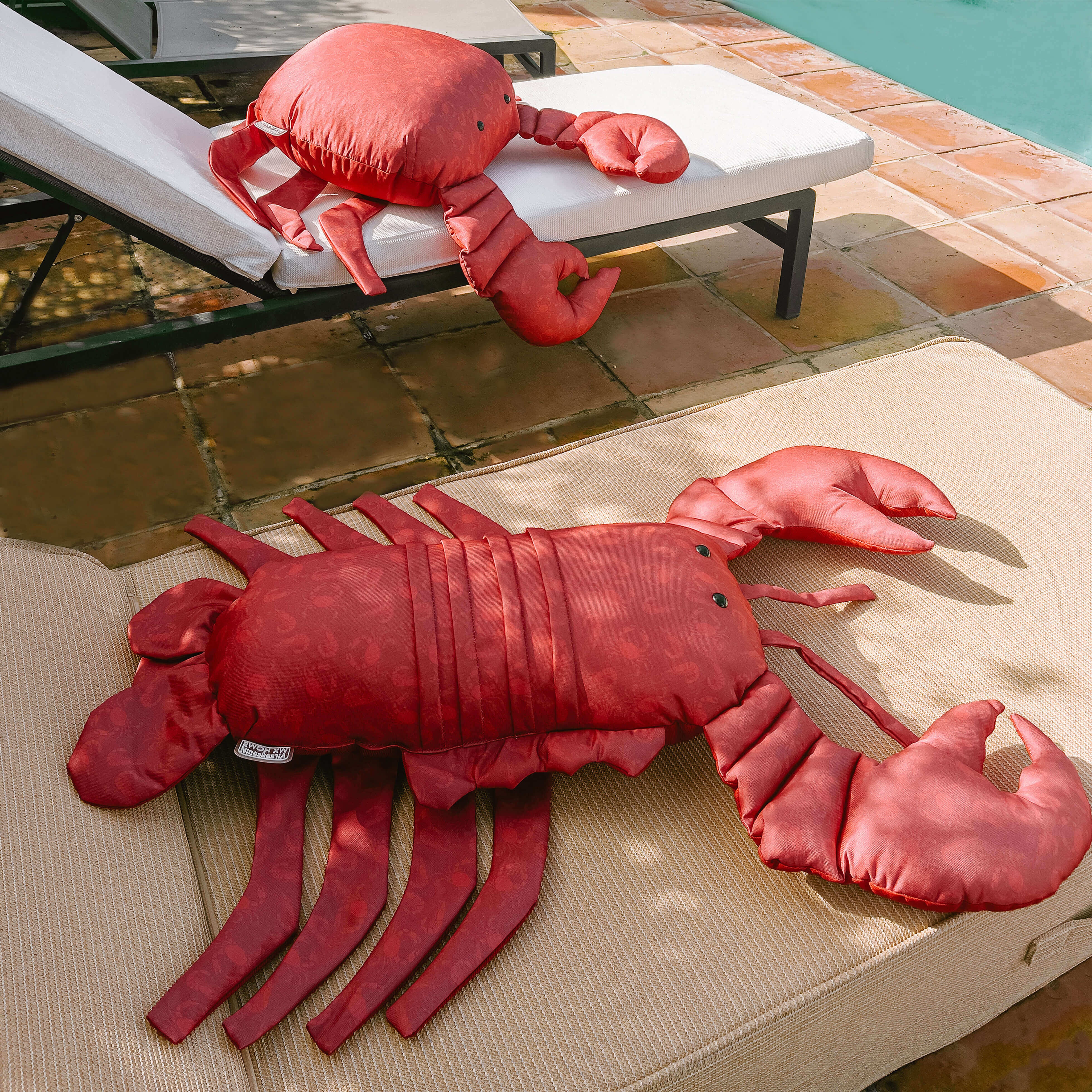 Red Crab Cushion Crabes et Crevettes - VBQ x MX HOME - 3