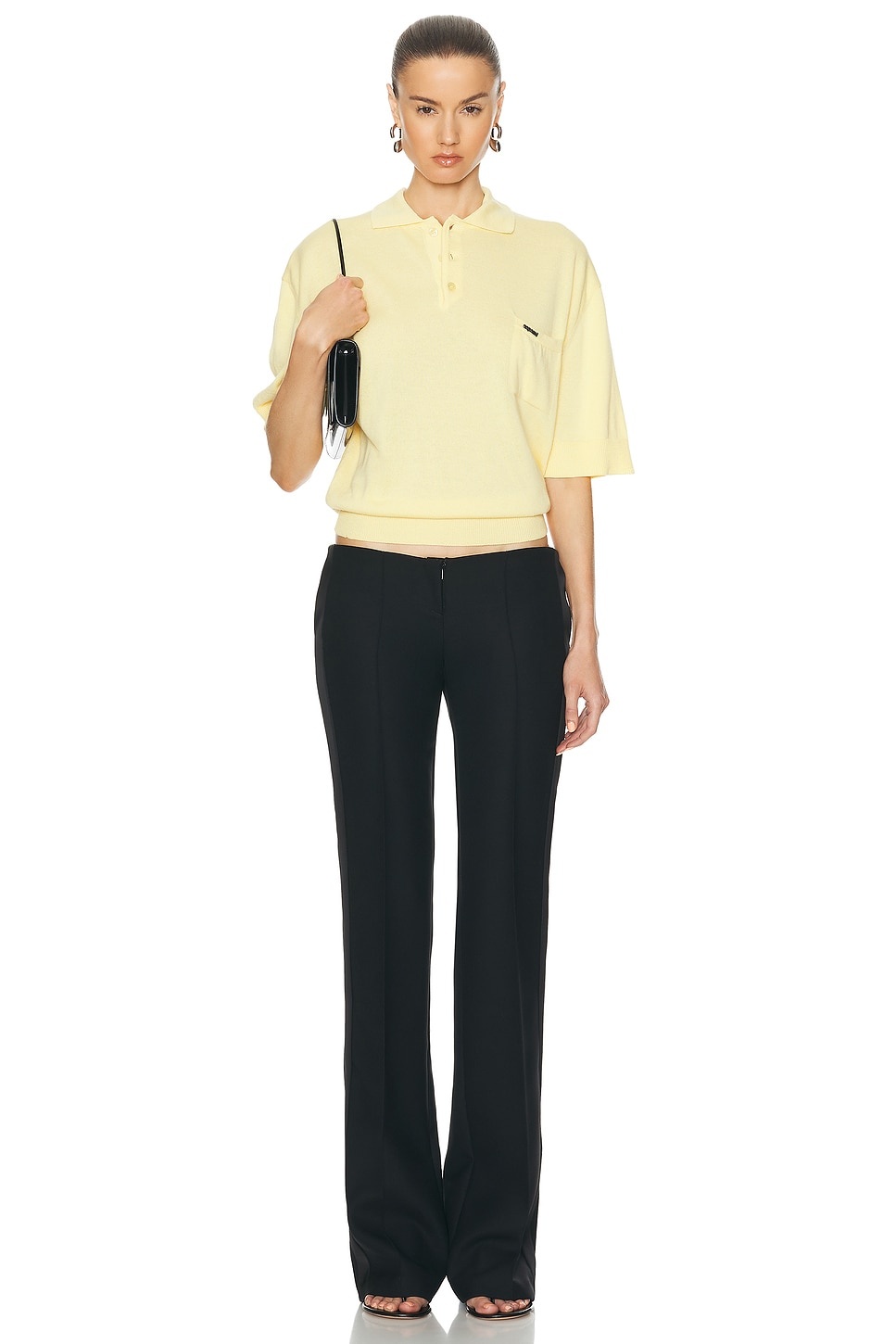 Knotted Short Sleeved Polo Top - 4