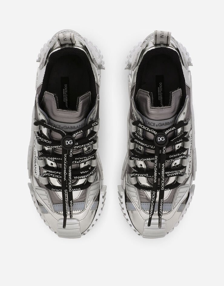 Foiled fabric NS1 sneakers - 4