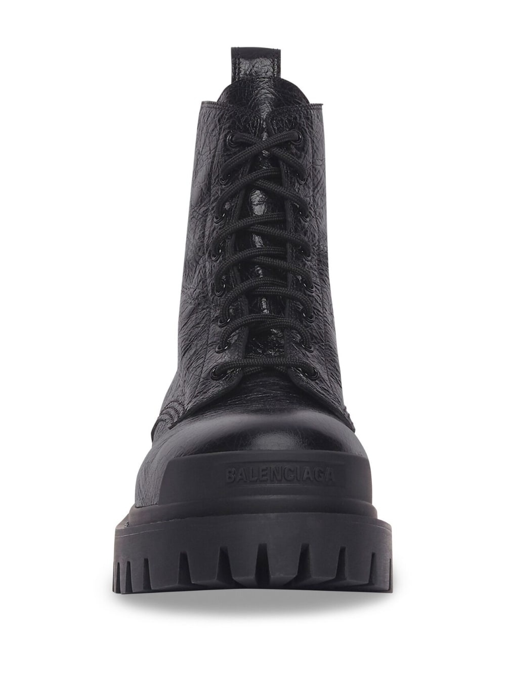 Strike lace-up leather boots - 4