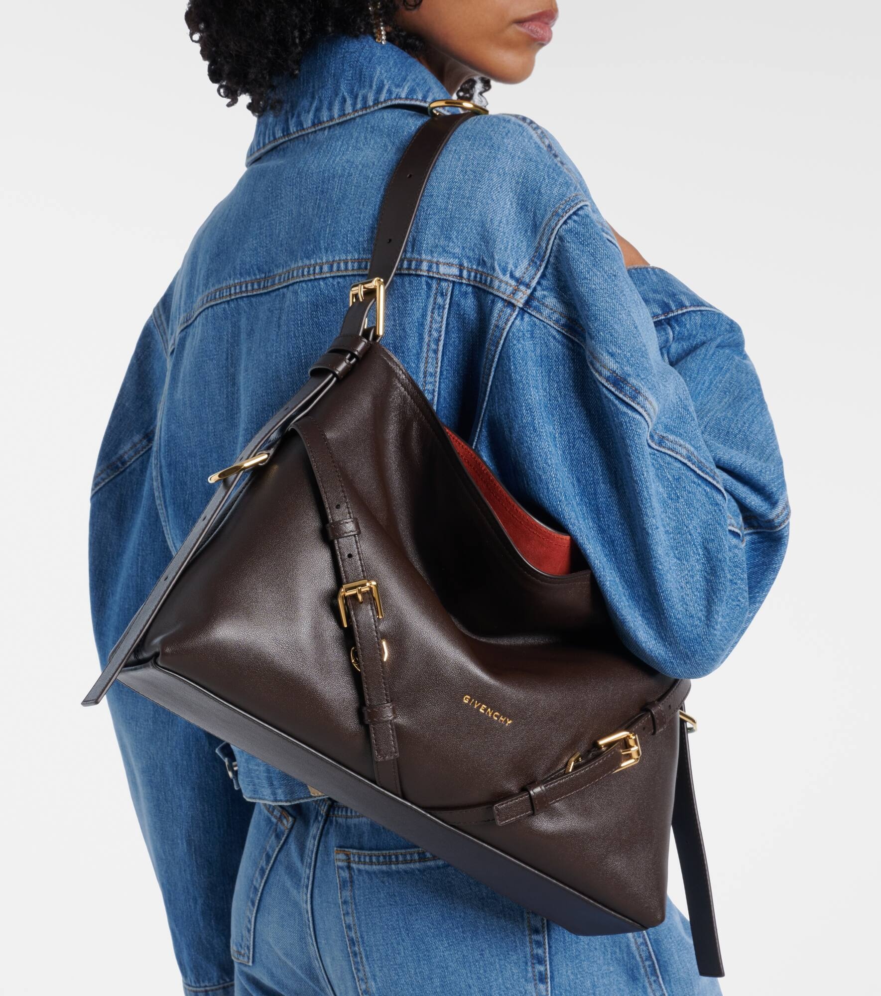 Voyou Medium leather shoulder bag - 2