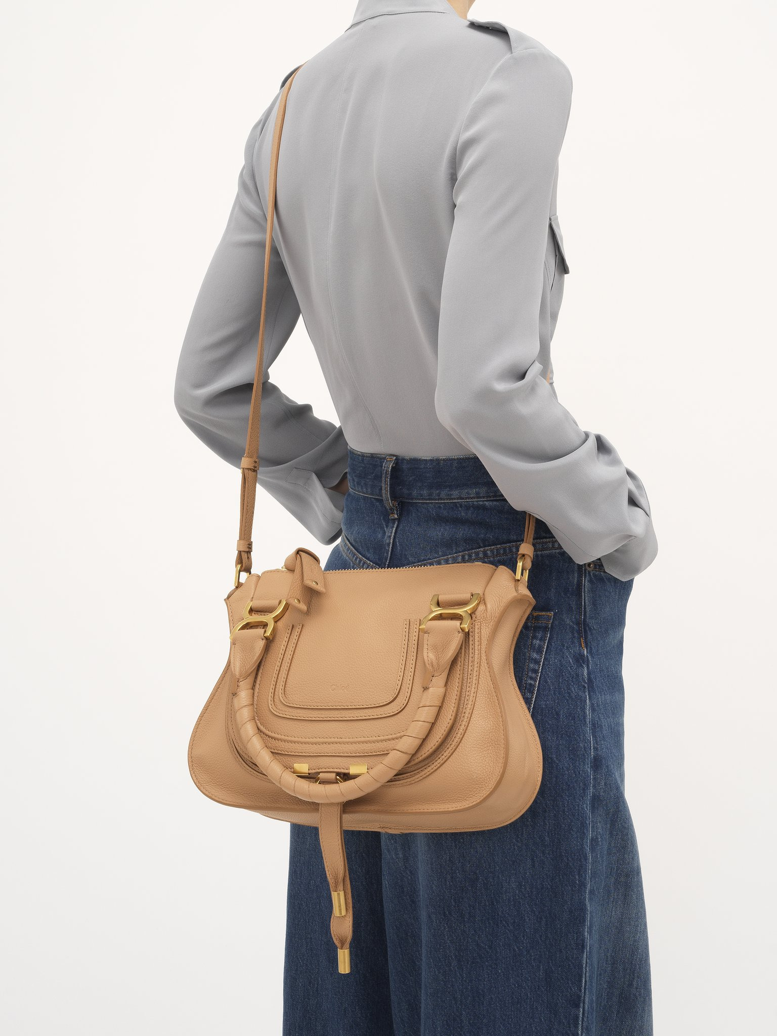 MARCIE SMALL DOUBLE CARRY BAG - 8
