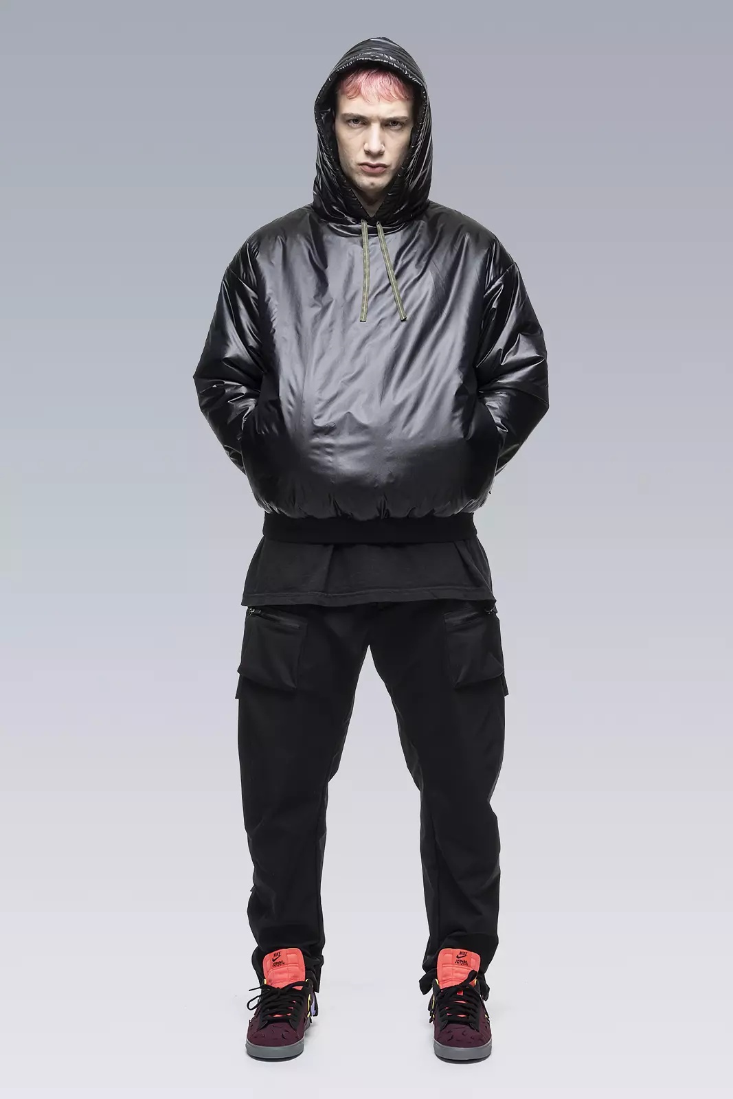 S31-PX HD Nylon PrimaLoft® Insulated Hooded Jacket Black - 9