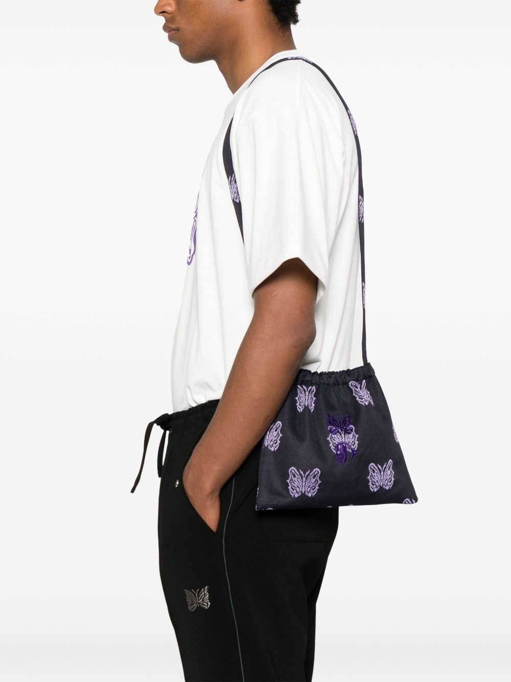 x Kae Tanaka jacquard shoulder bag - 2