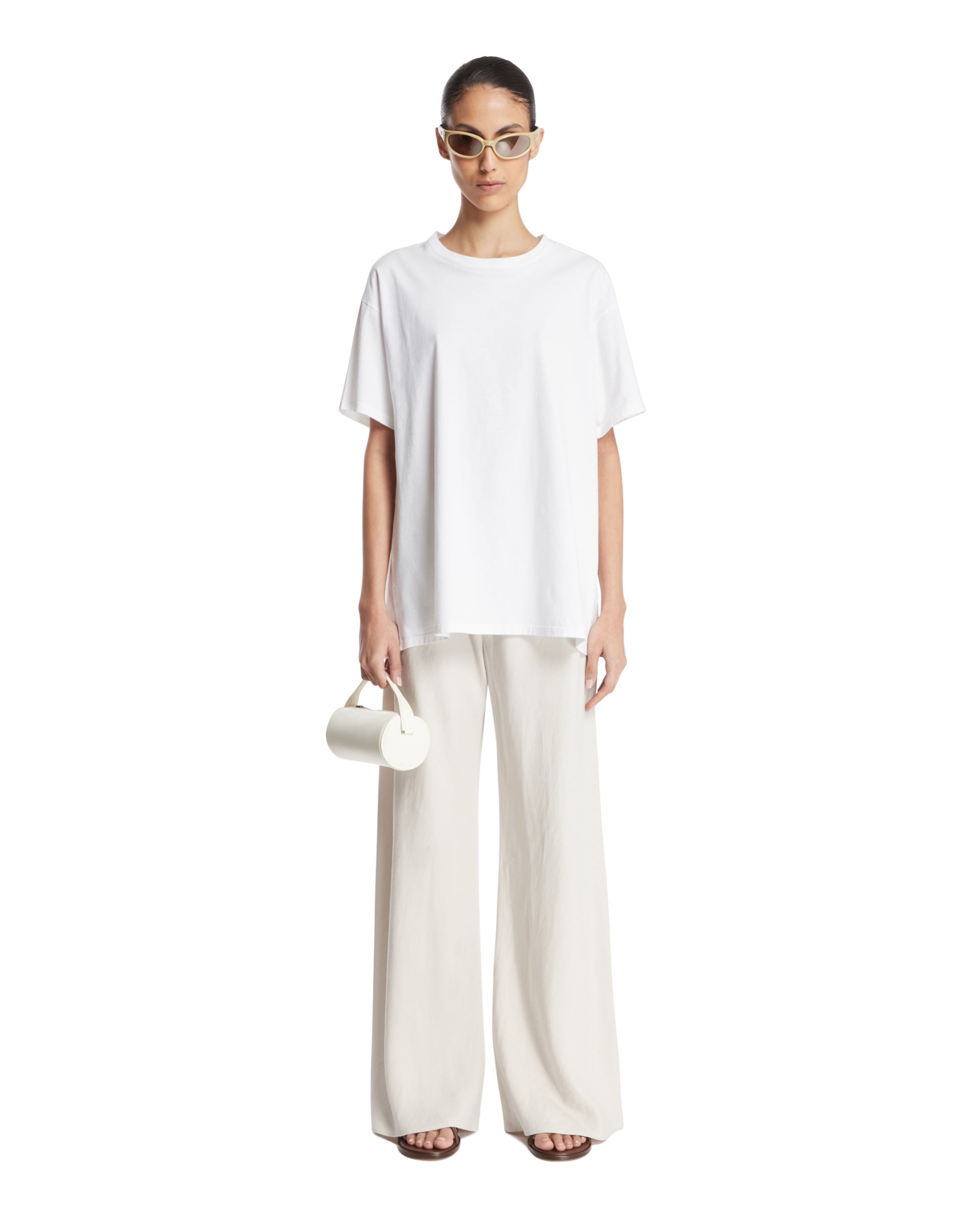 White Nadina Oversized T-shirt - 2