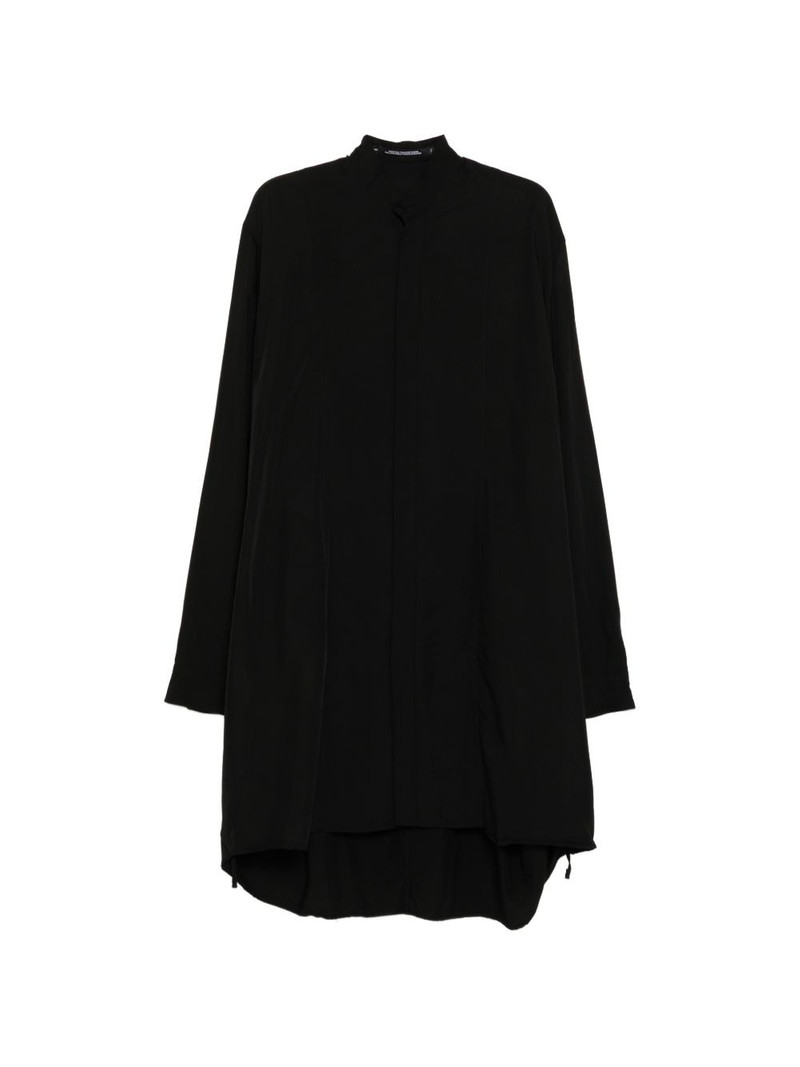 band collar shirt 1