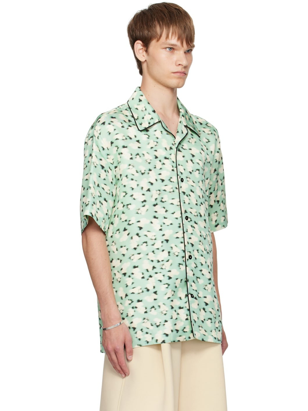 Green Floral Shirt - 2