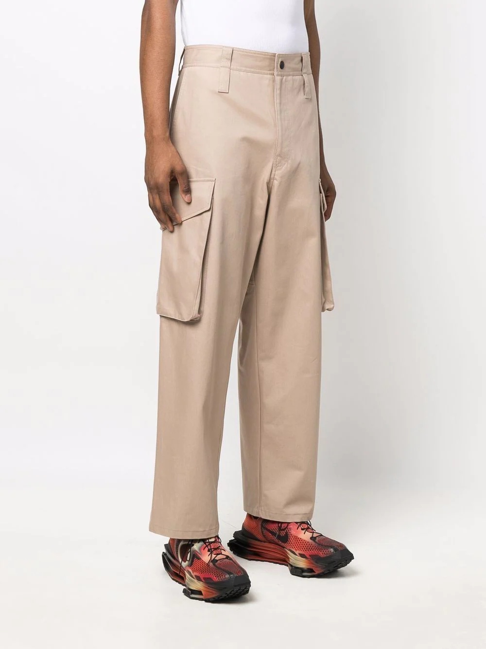 wide-leg cargo pants - 3