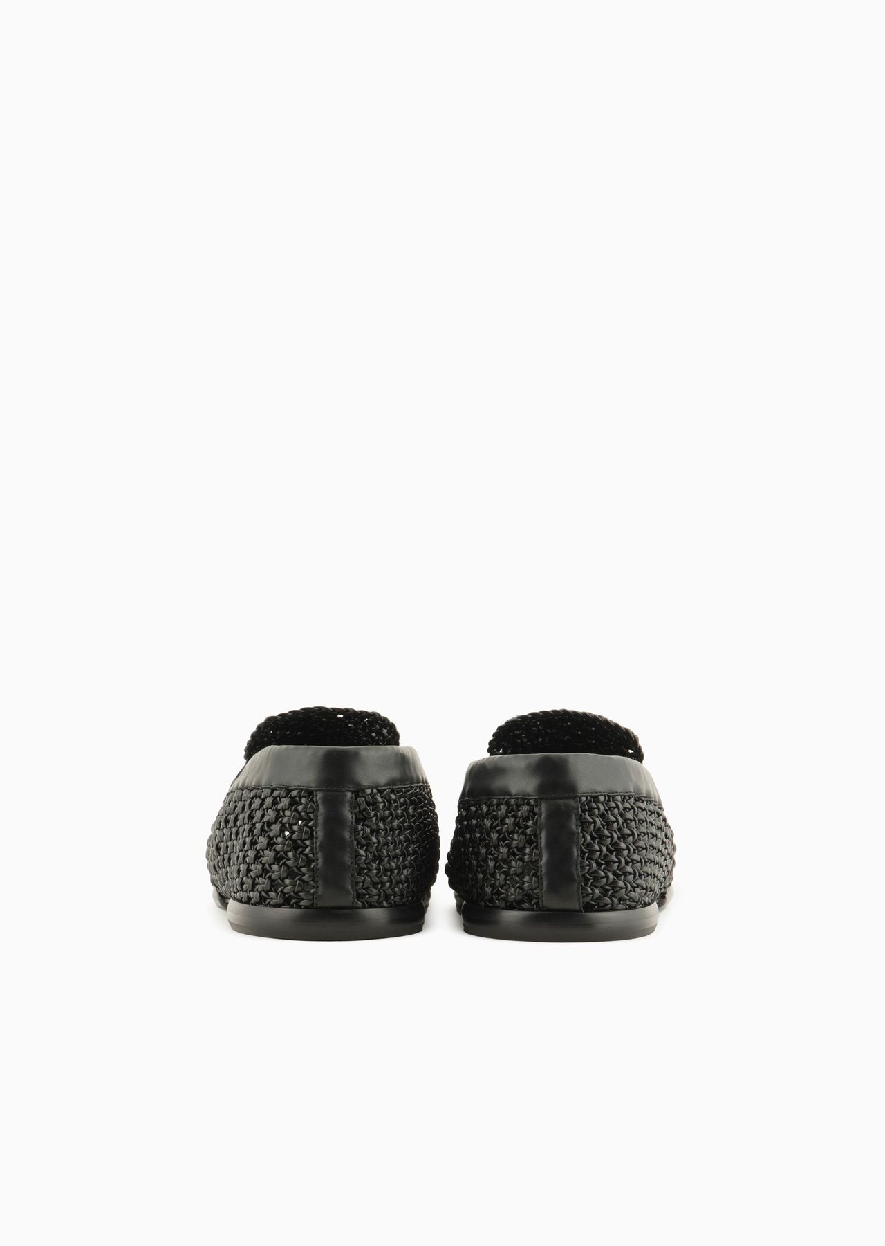Woven nappa-leather loafers - 4