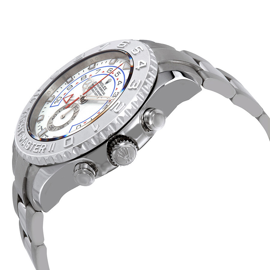 Pre-owned Rolex Yacht-Master Ii White Dial Men's Watch 116689-0002 - 2