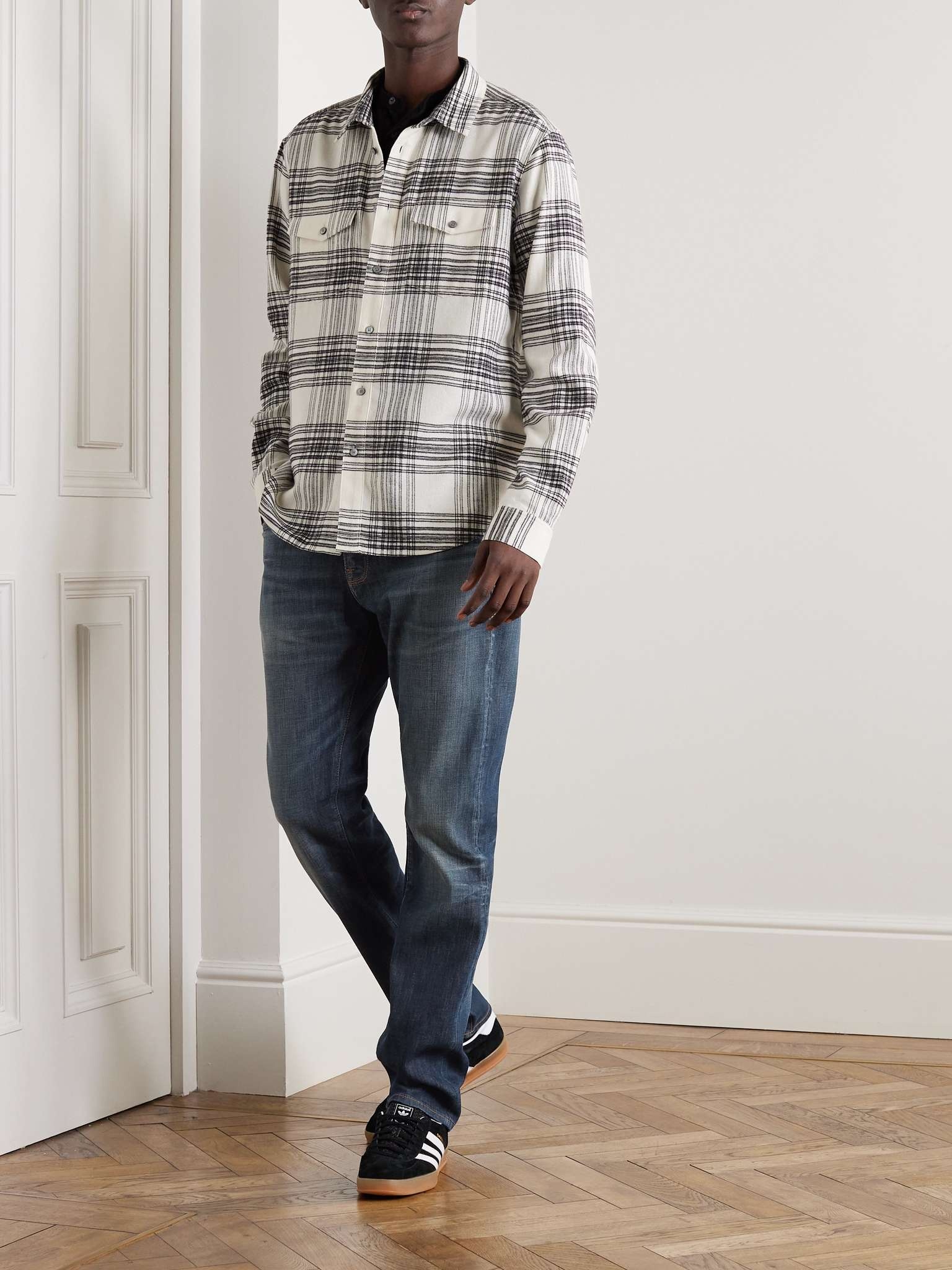 L'Homme Slim-Fit Dry Denim Jeans - 2