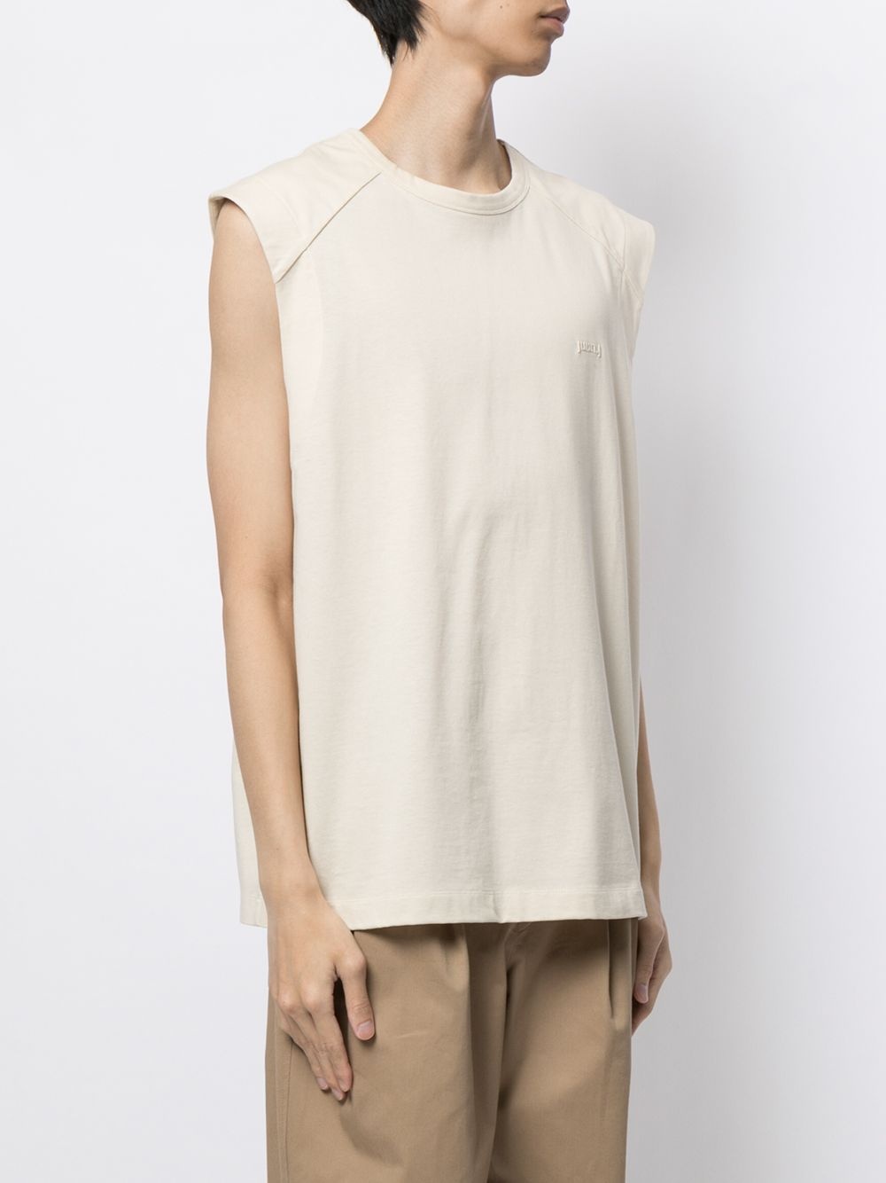 graphic-print vest - 3