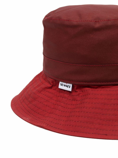 SUNNEI logo patch bucket hat outlook