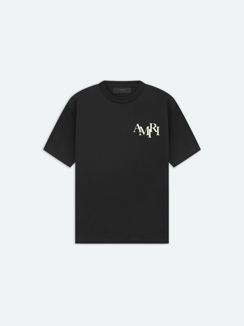 AMIRI STAGGERED 로고 동점 - 1