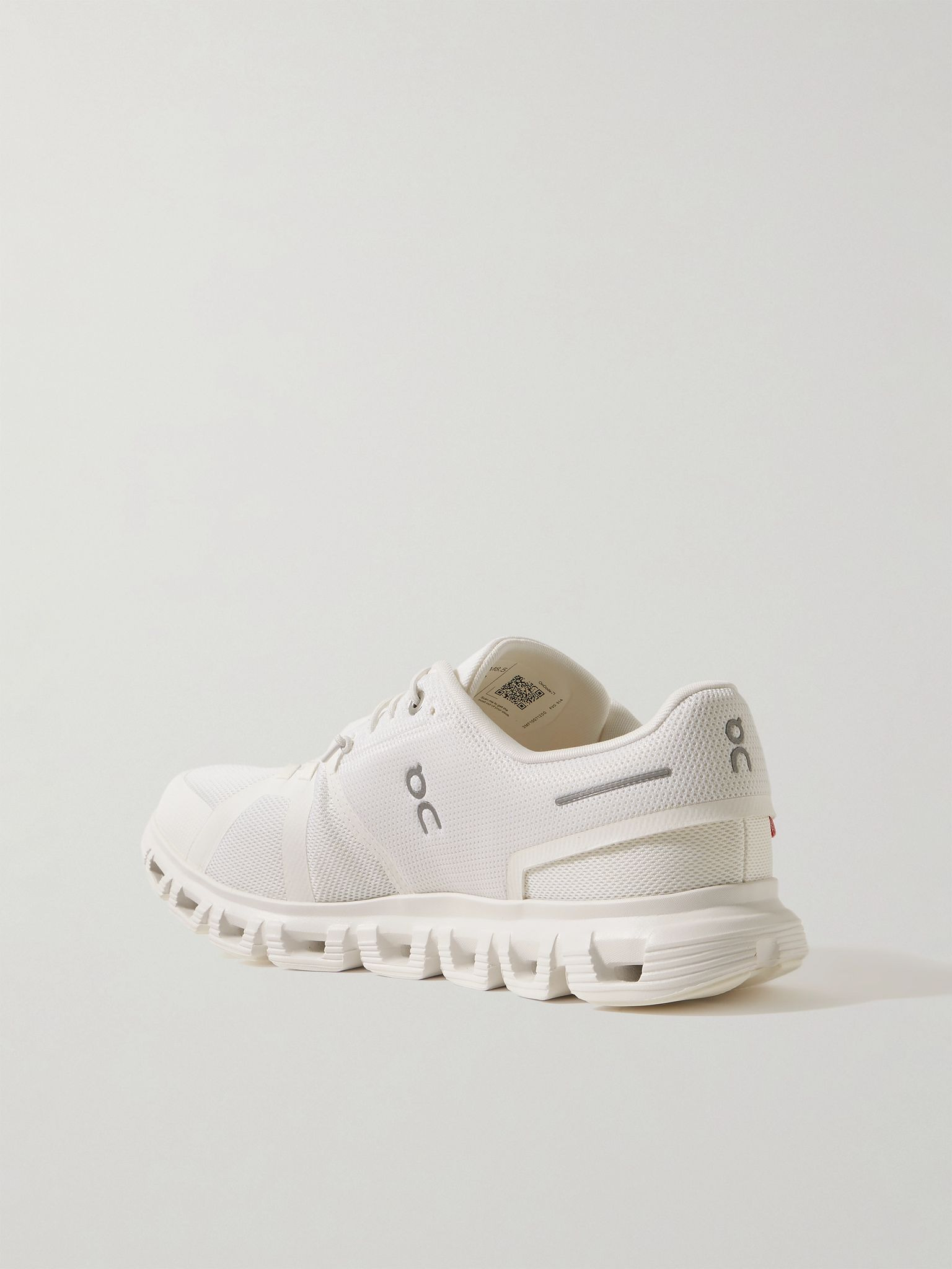 Cloud 6 Rubber-Trimmed Mesh Slip-On Sneakers White - 4