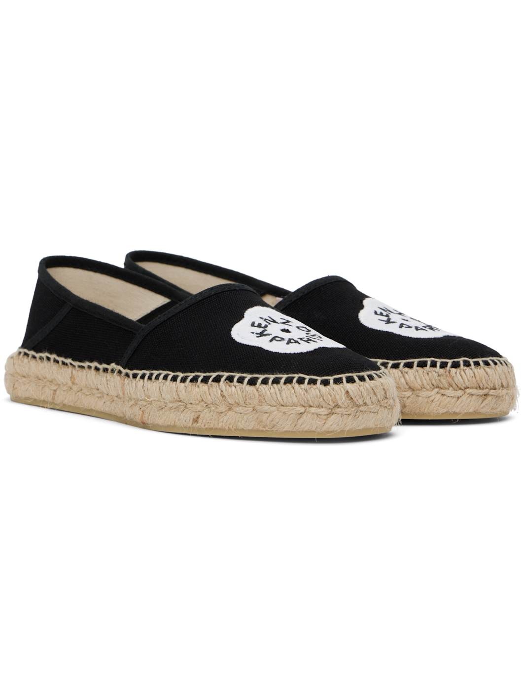Black Kenzo Paris Classic Espadrilles - 4
