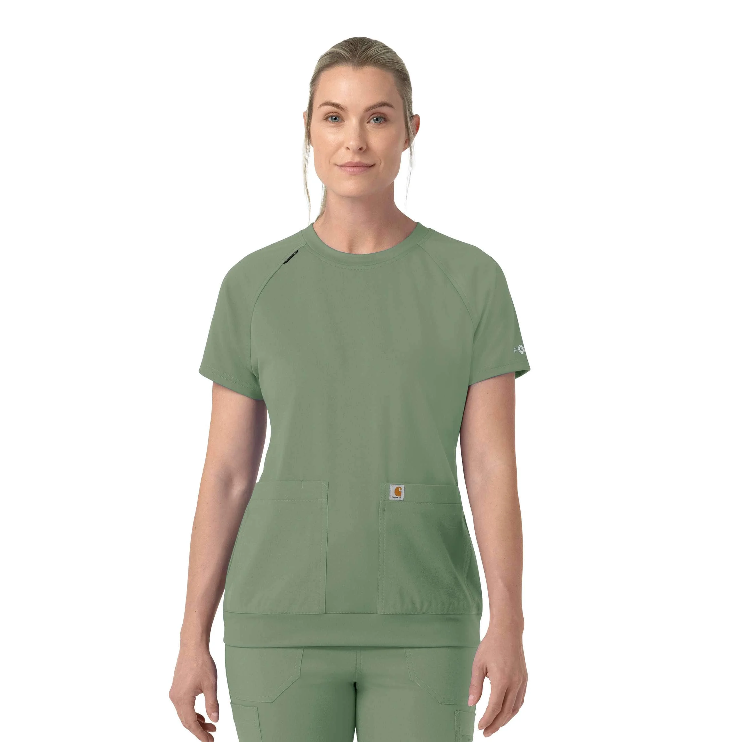 Women's Force Cross-Flex Knit Crew Neck Scrub Top - 1