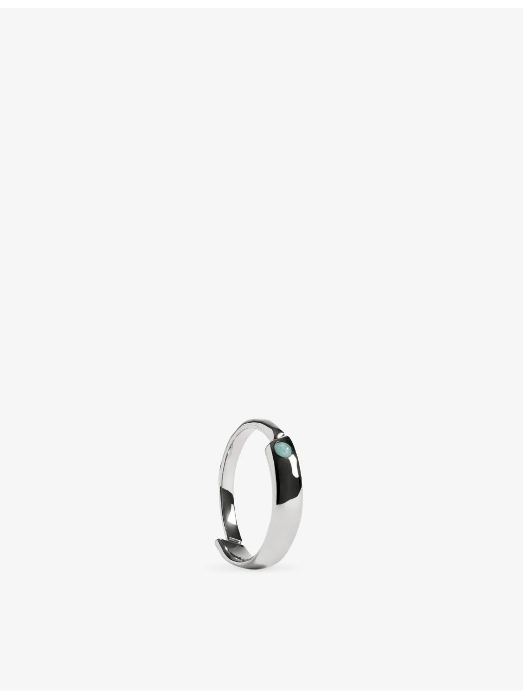 Amaia Stacking Sterling-Silver And Amazonite Ring - 1