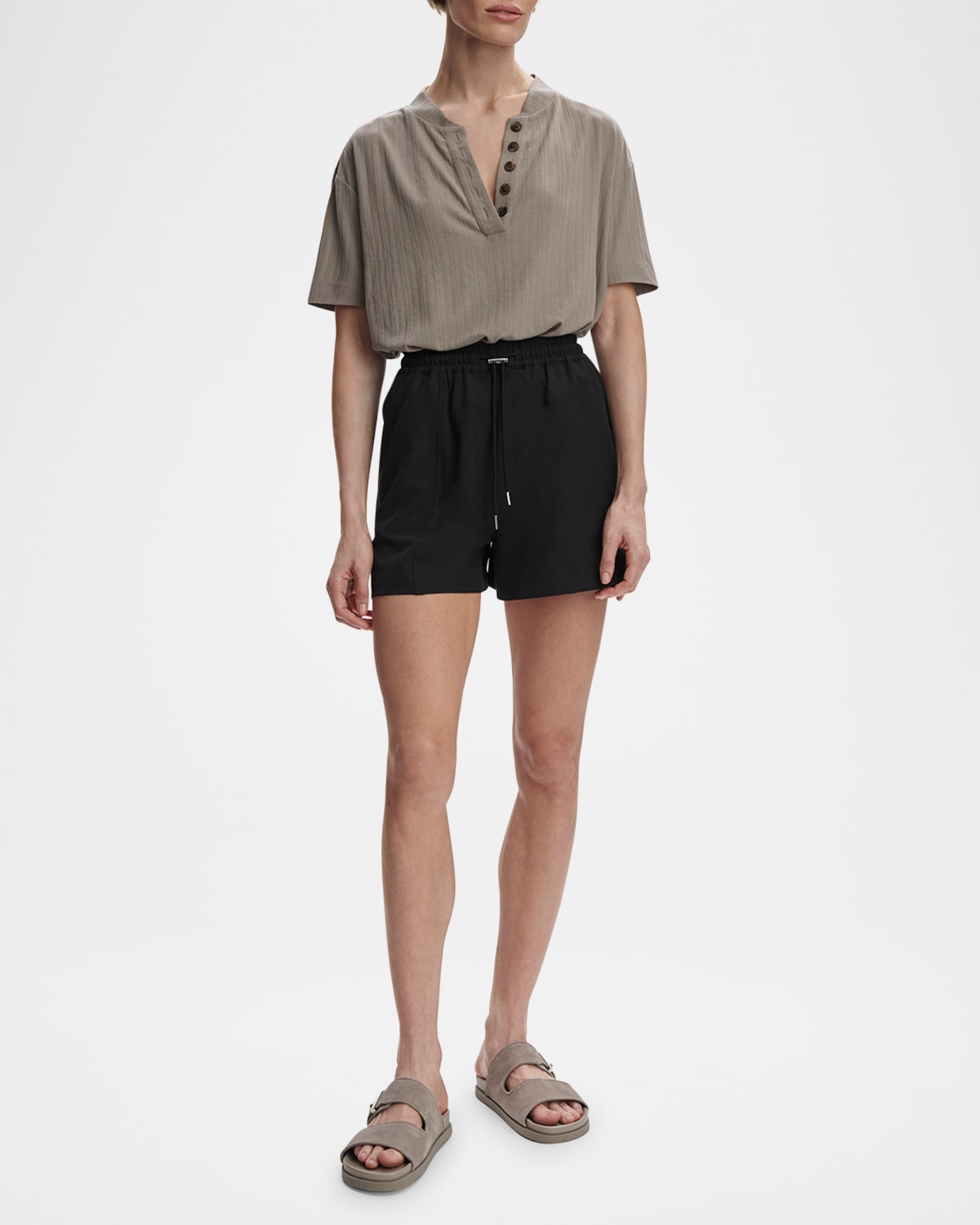 Esmond Mid-Rise Shorts - 2