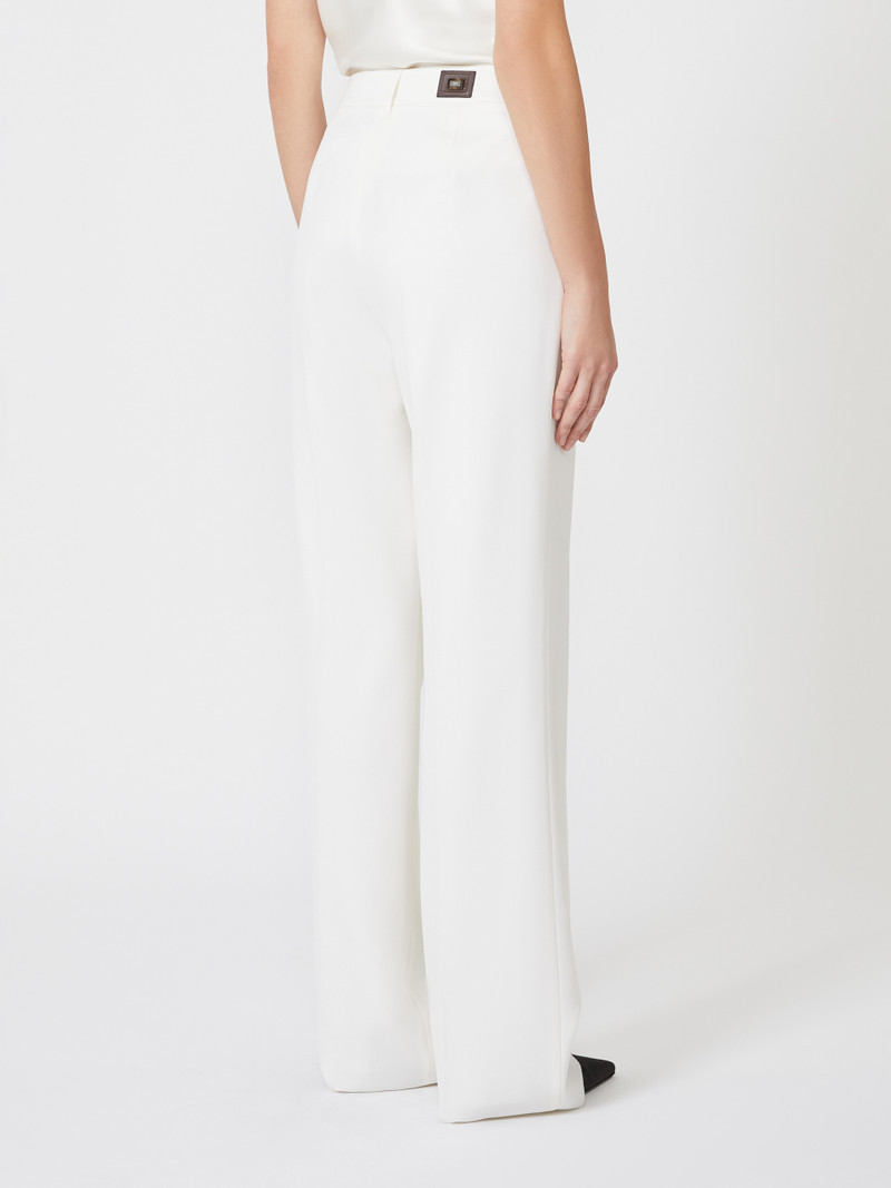 ADIGE1234 Straight gabardine wool trousers 4