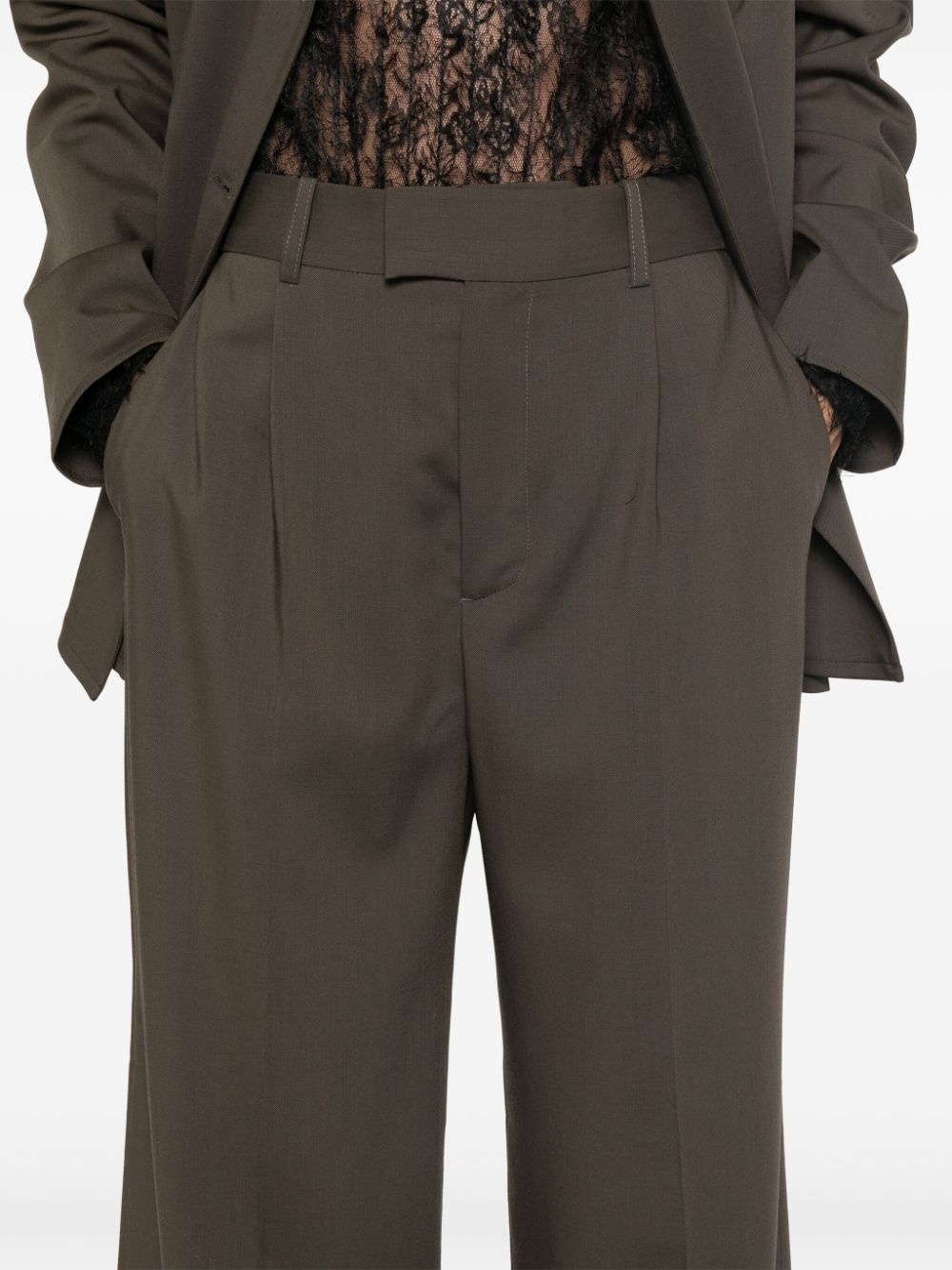 single-pleated trousers - 5