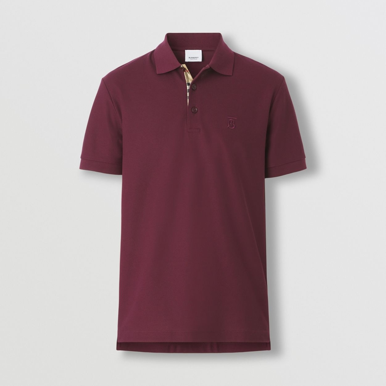 Monogram Motif Cotton Piqué Polo Shirt - 1