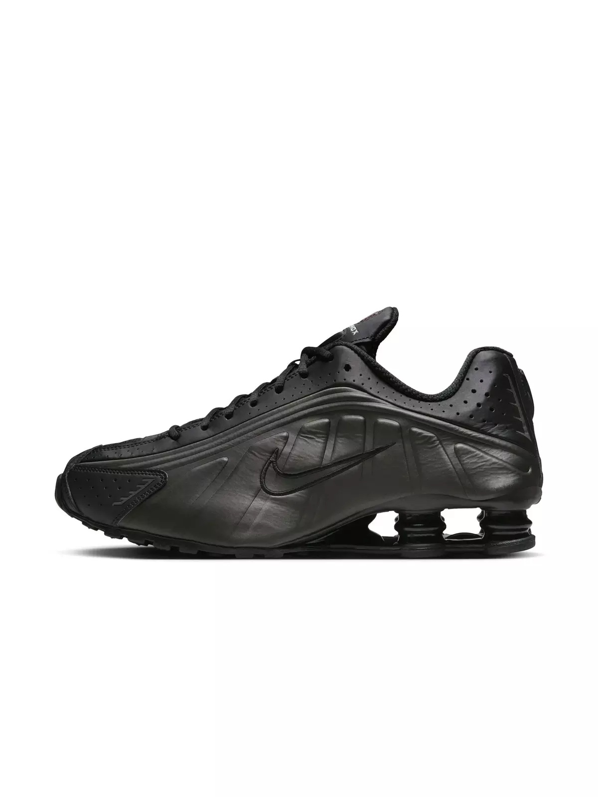Shox R4 "Black/Bright Crimson" Men's Shoe - 3