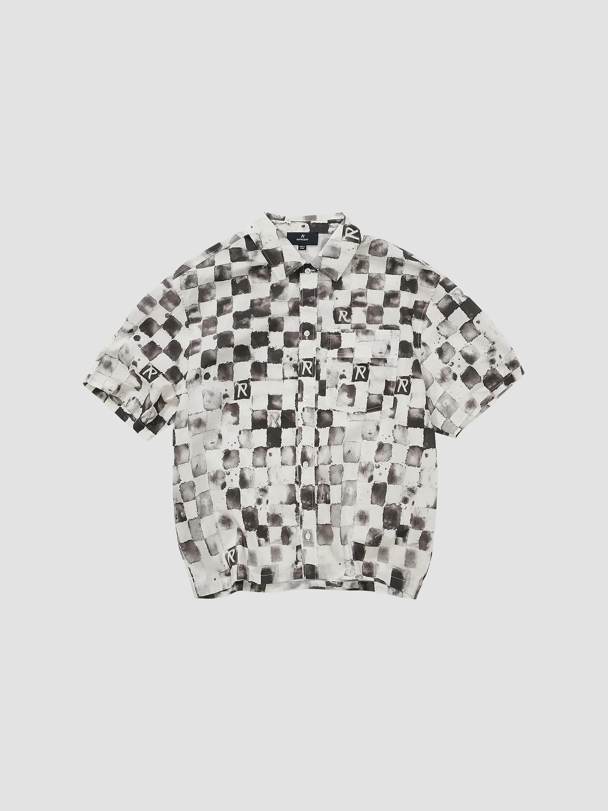Men's Pool Side Cotton Shirt - Flat White - 1