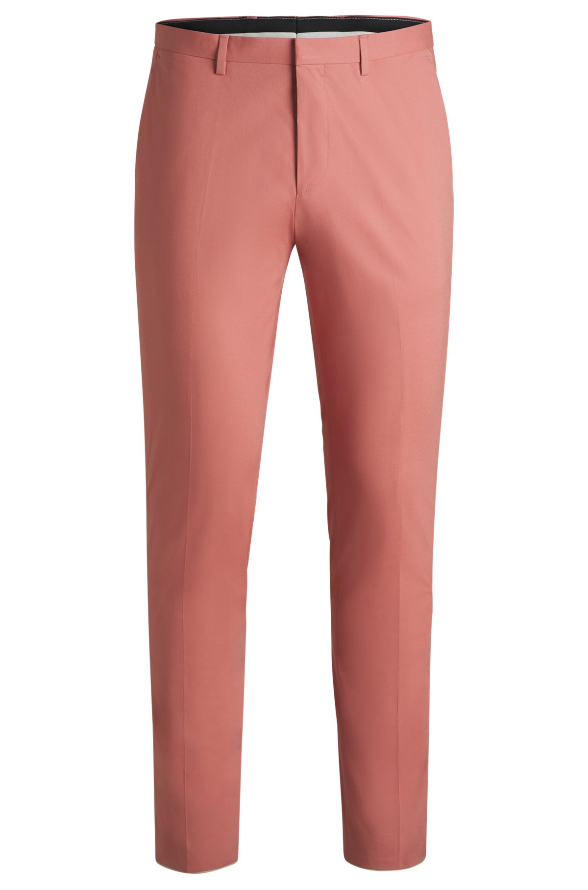 EXTRA-SLIM-FIT TROUSERS IN PAPER-TOUCH STRETCH COTTON - 1