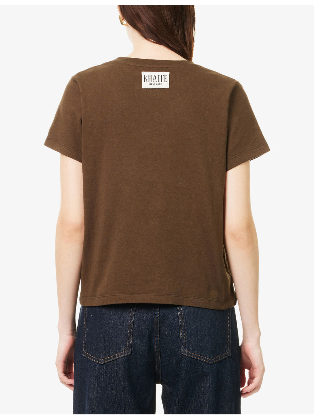 Emmylou Short-Sleeves Cotton-Jersey T-Shirt - 4