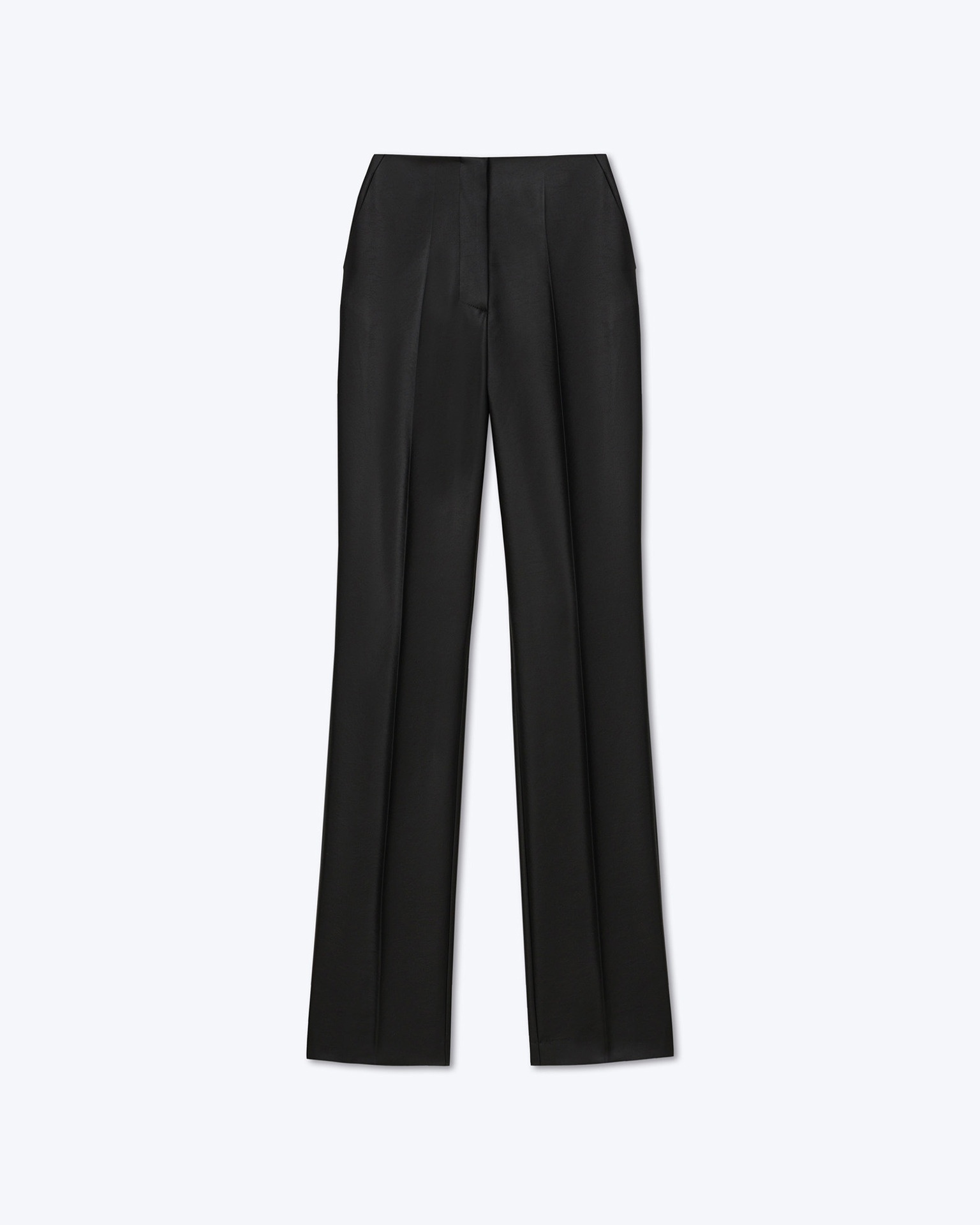 MAURIE - Tailored satin pants - Black - 1