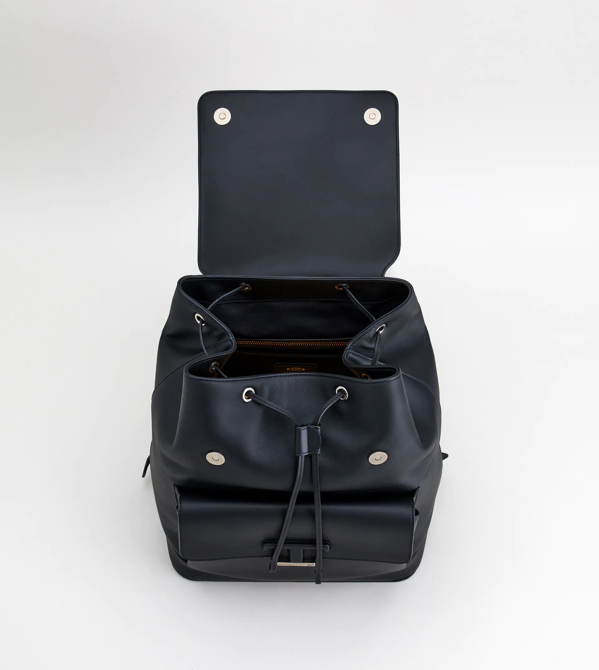 TIMELESS BACKPACK IN LEATHER MEDIUM - BLACK - 5