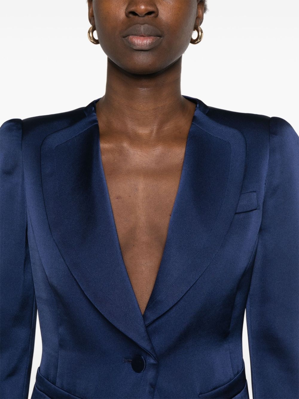 satin blazer - 5