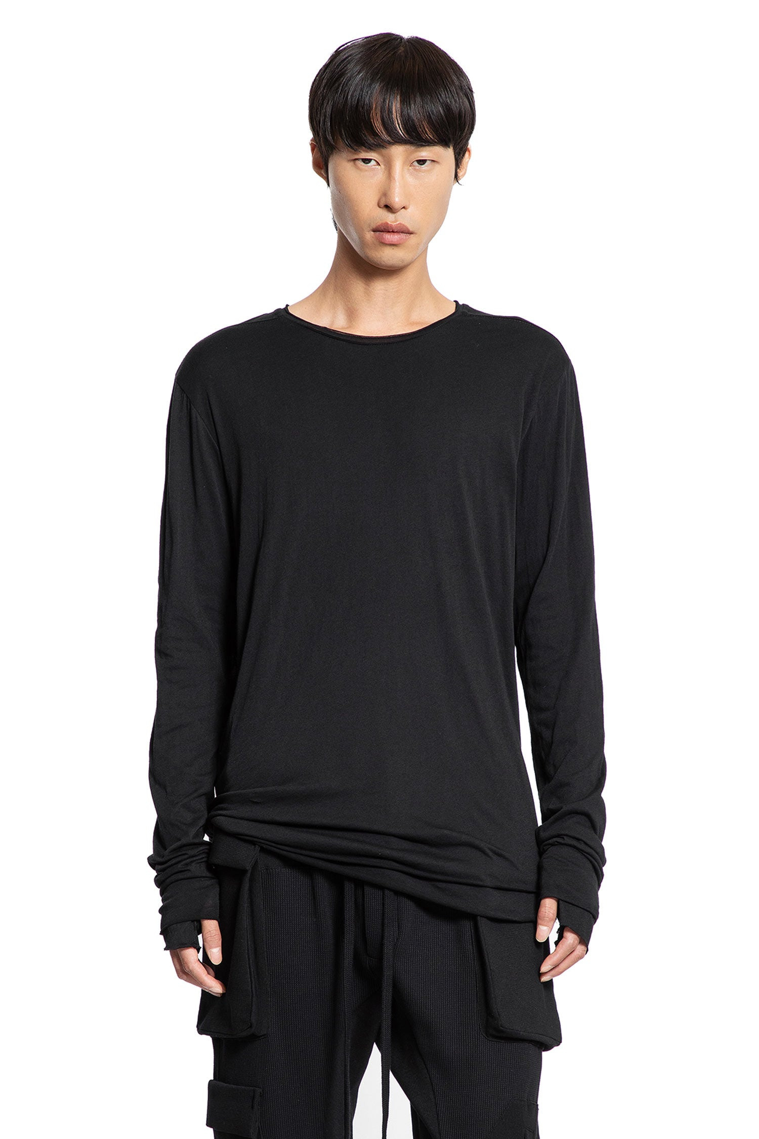 Cotton Jersey Long Sleeve T-shirt - 6
