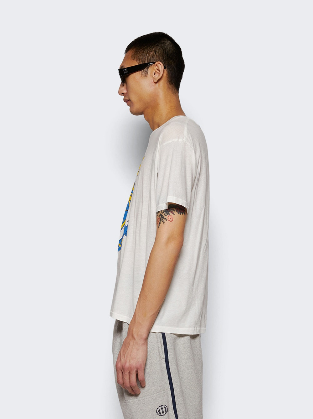 Crest Boxy Tee Cream - 3