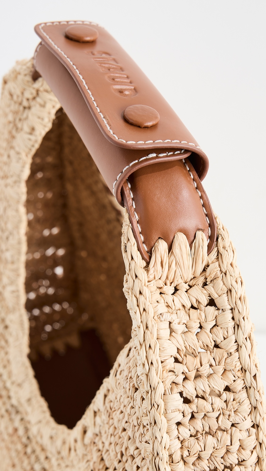 Moon Raffia Tote Bag - 4