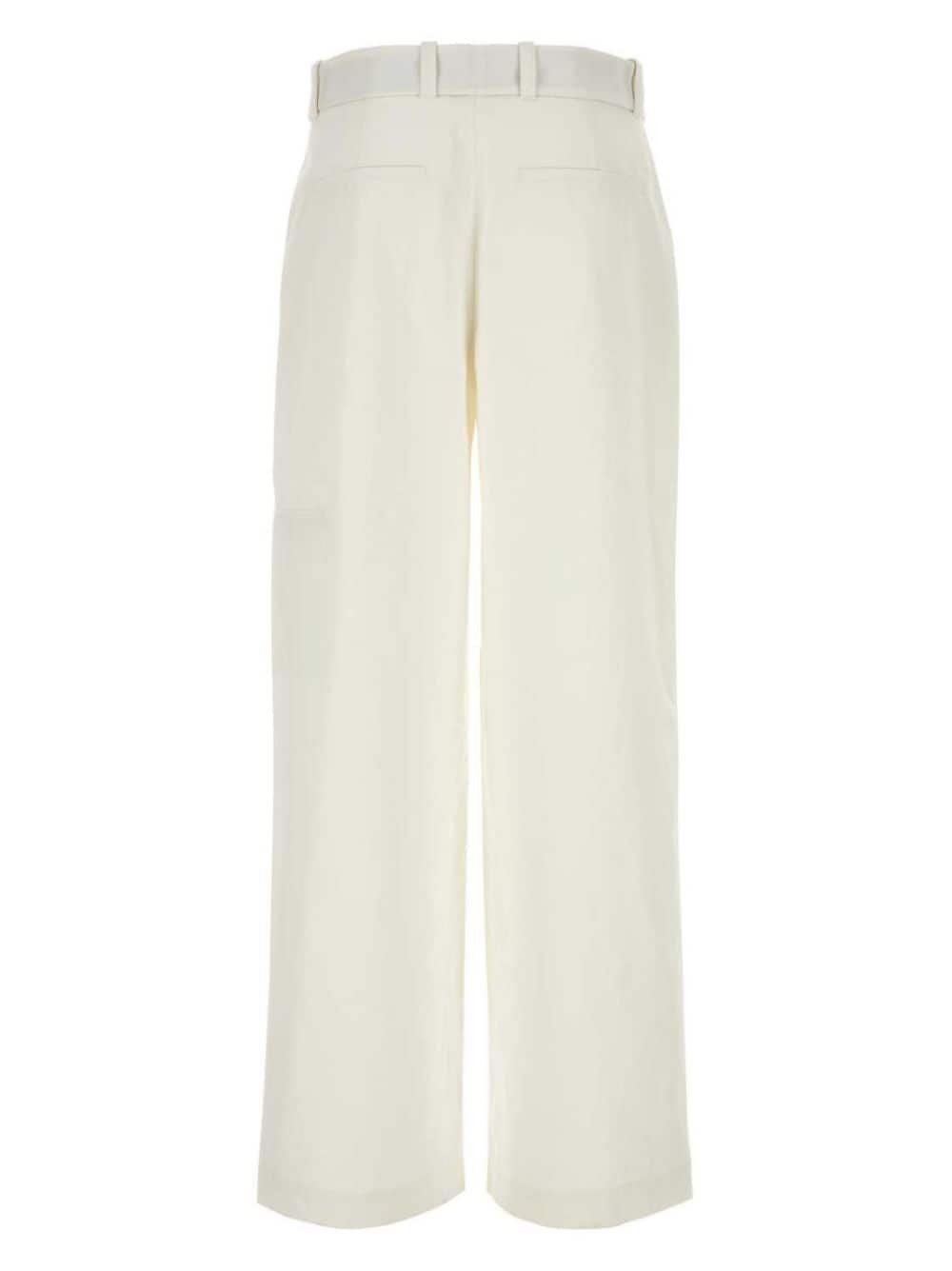 belted-waist wide-leg trousers - 2