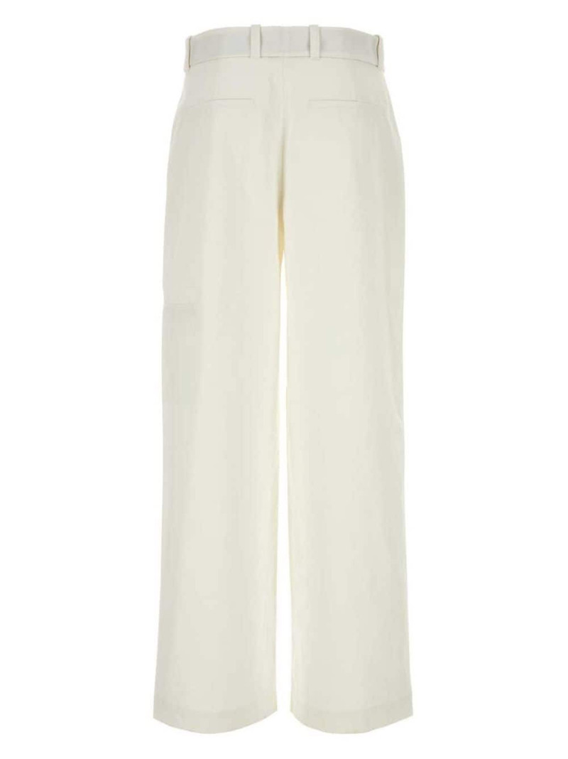 Jil Sander belted-waist wide-leg trousers outlook