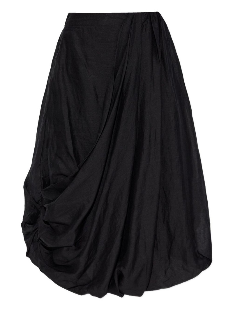 Nia draped midi skirt 1