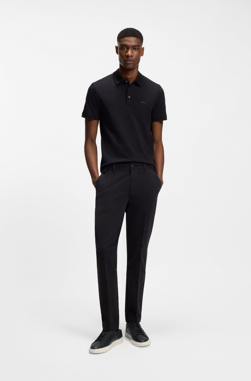 BOSS LOW-TOP TRAINERS WITH WOVEN AND GRAINED EFFECTS outlook