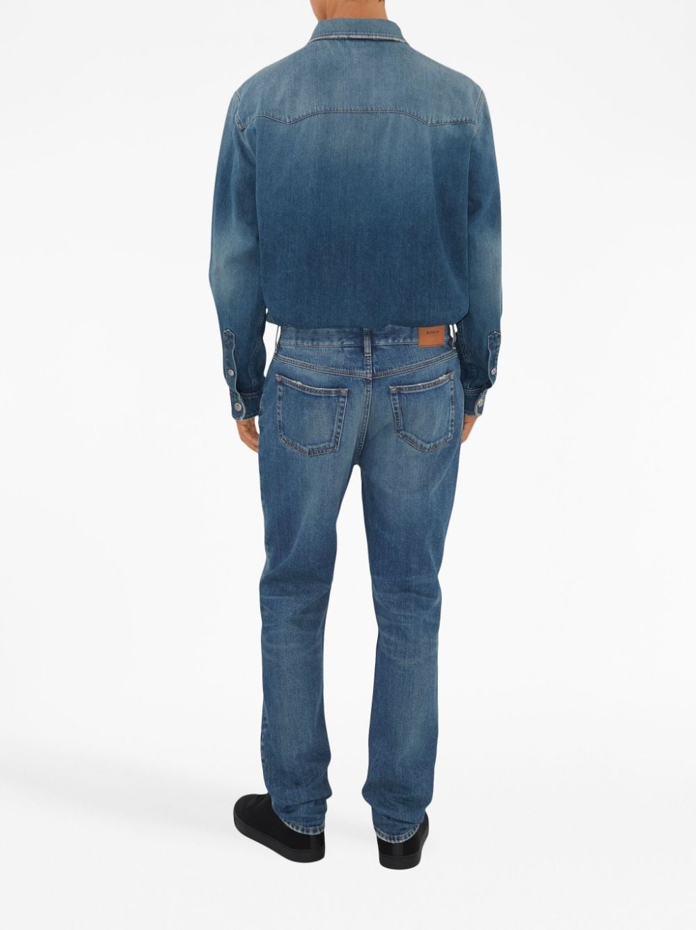 long-sleeve denim shirt - 4