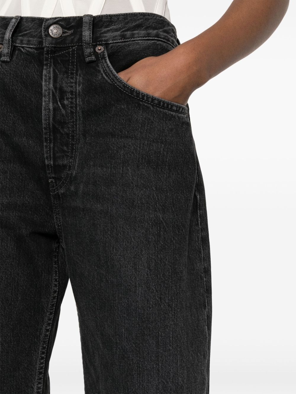 2021F high-rise loose-fit jeans - 5