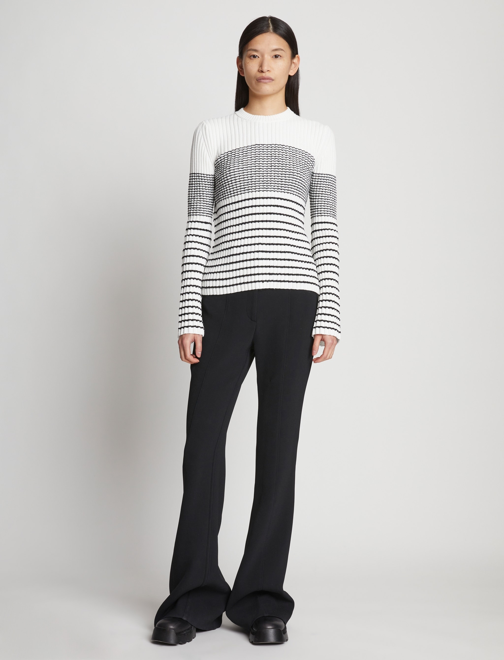 Boucle Mini Stripe Sweater - 3