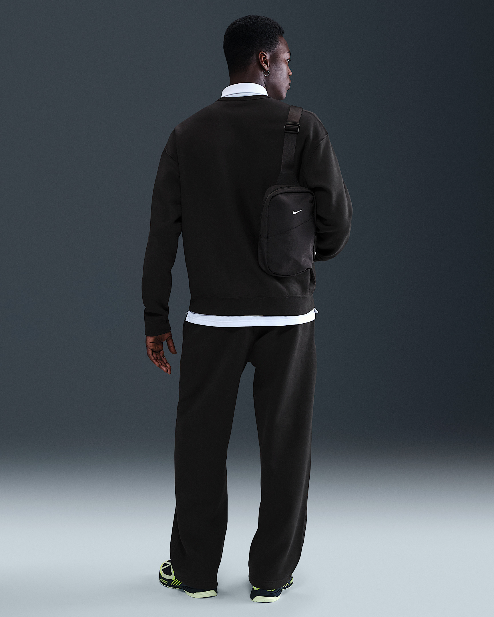 Nike Solo Swoosh Men's Fleece Open-Hem Pants - 4